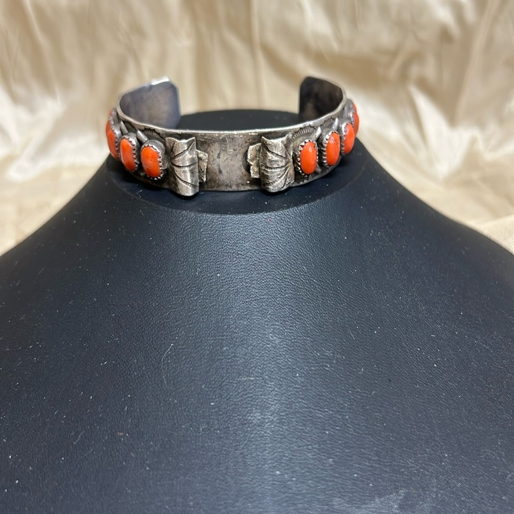 Native American watch band cuff bracelet